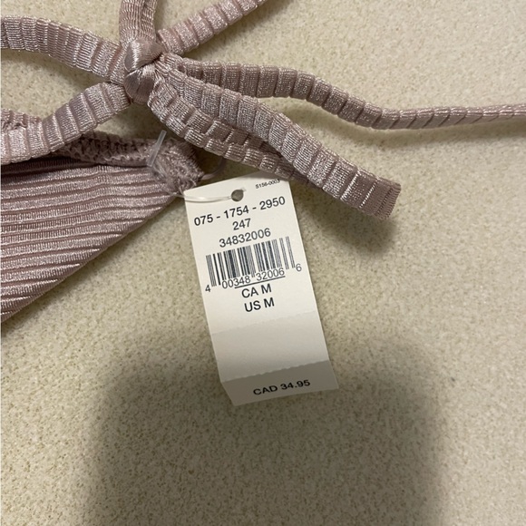 *NEW* Aerie Iridescent Pearl Scooped Top Bikini - Picture 9 of 10